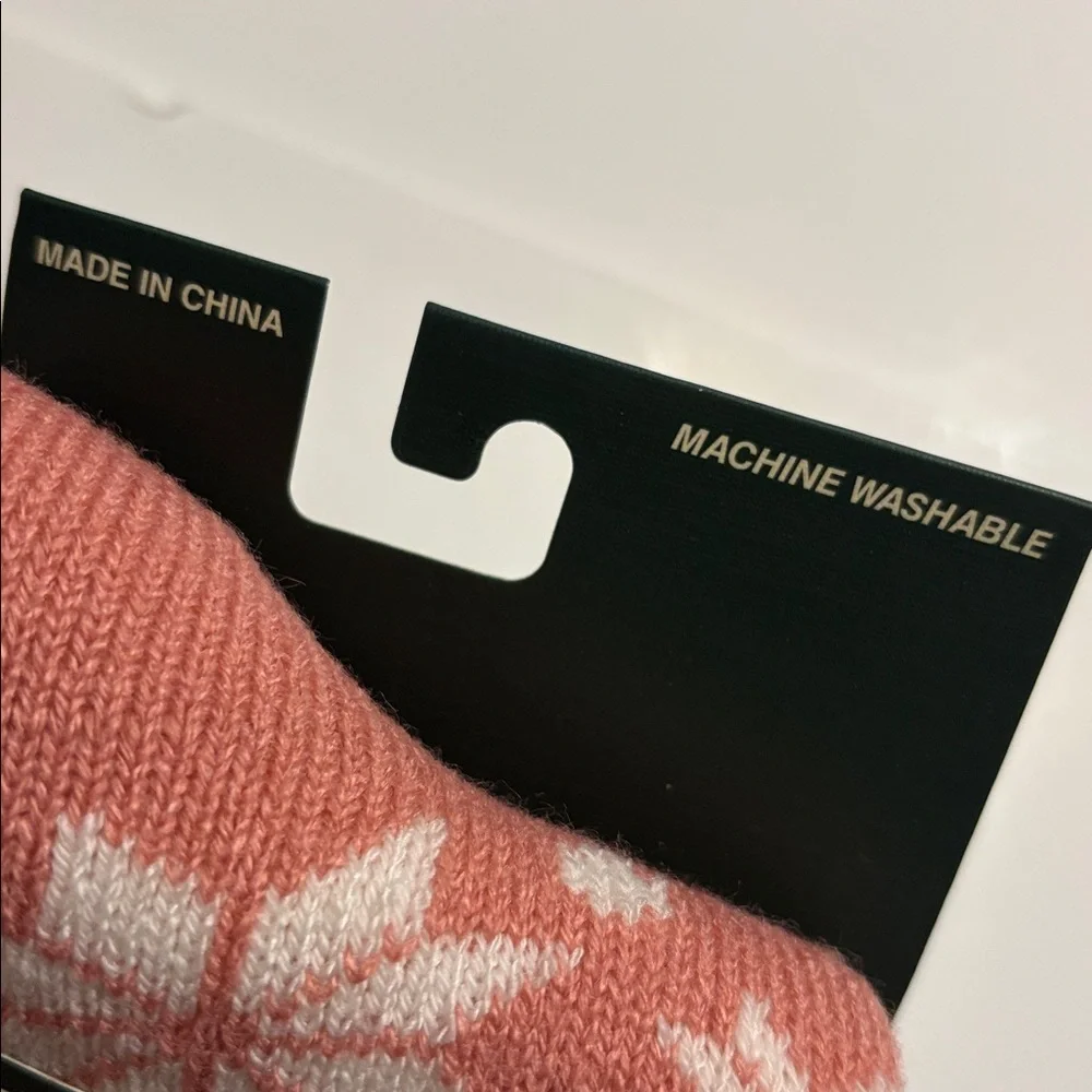 Woolrich Women's Aloe Infused Double Layer Peach Home Socks